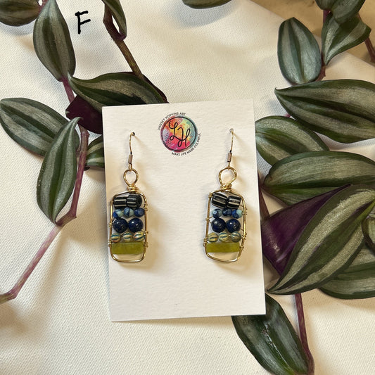 Trippy Shrinky Dink Earrings -  Denmark