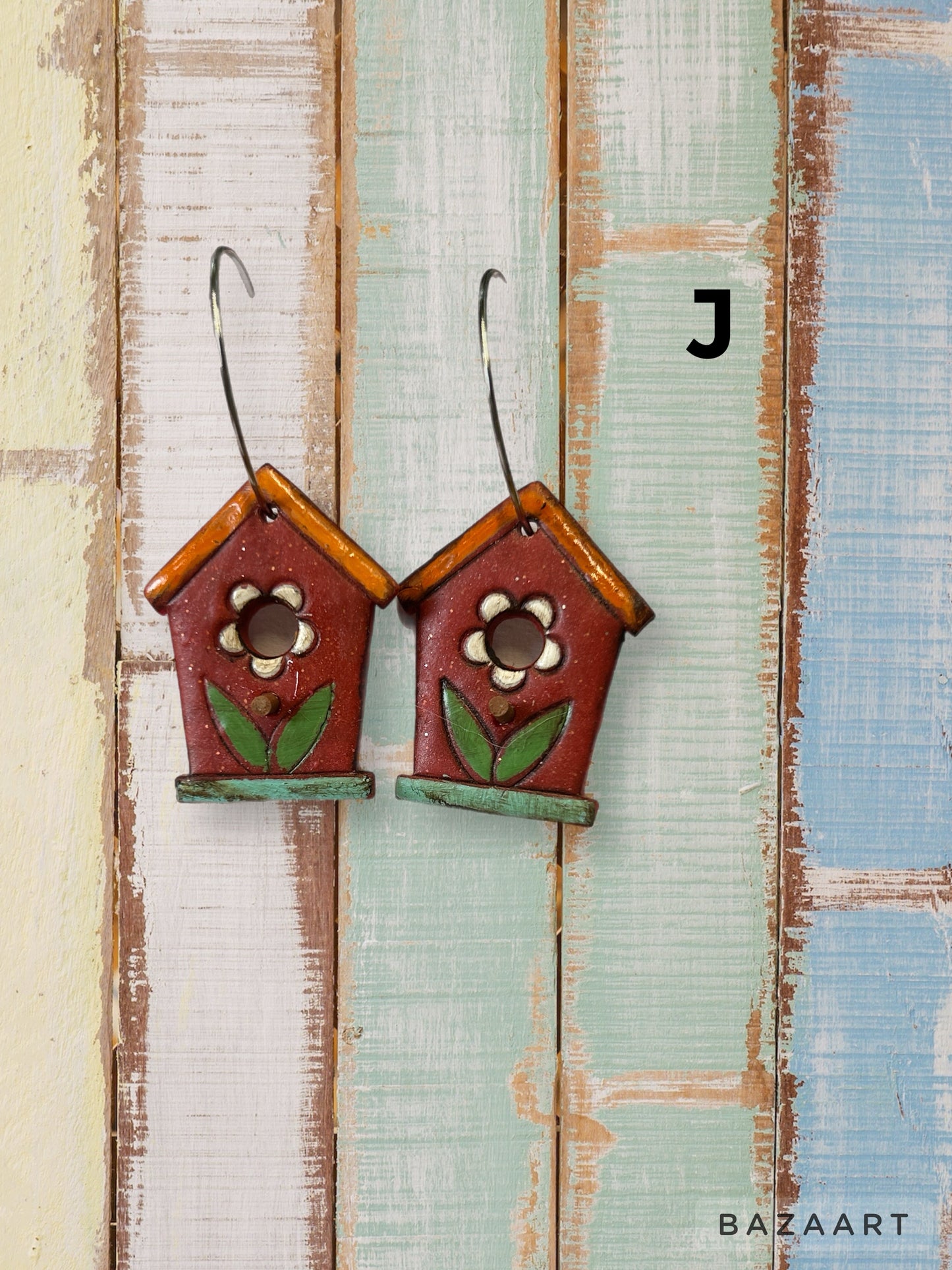 Polymer Clay | Birdhouse Earrings + Necklaces