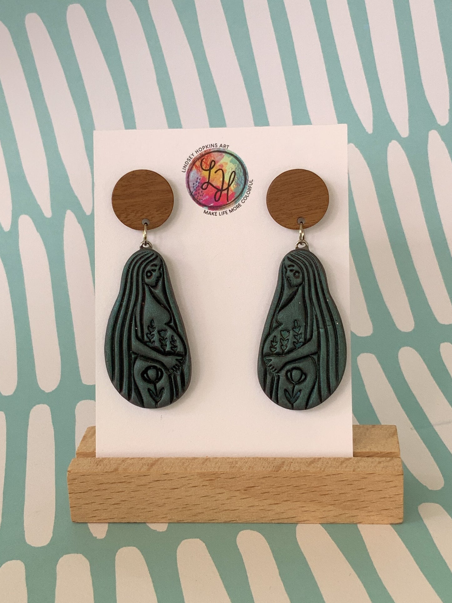 Polymer Clay | Mother Goddess Earrings