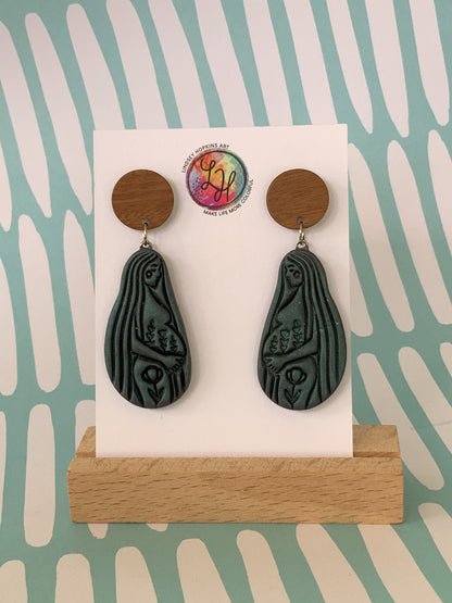 Polymer Clay | Mother Goddess Earrings