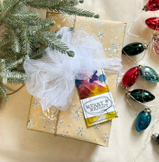 Upcycled Material | Gift Tag Sets
