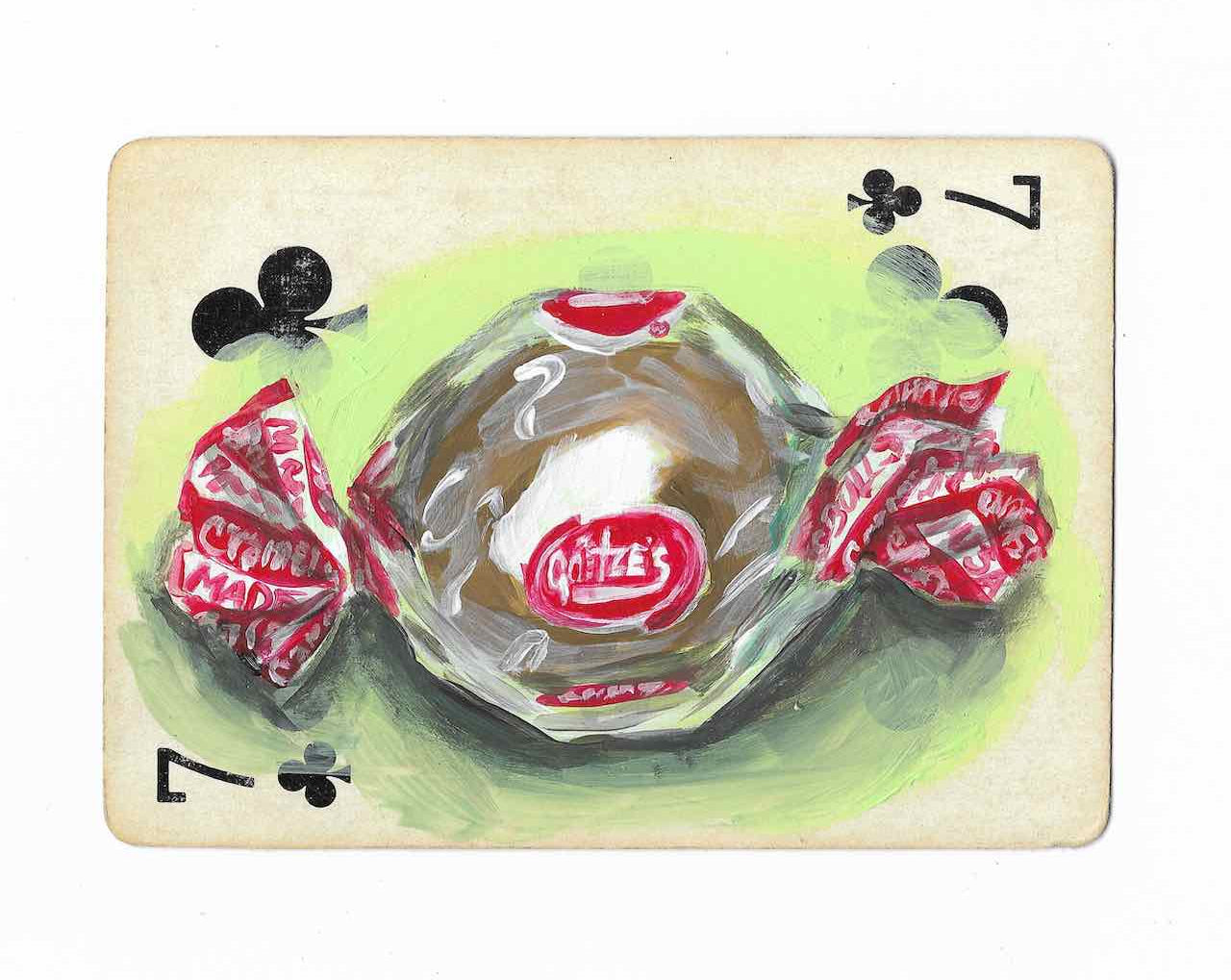 Playing Card Paintings | Candy