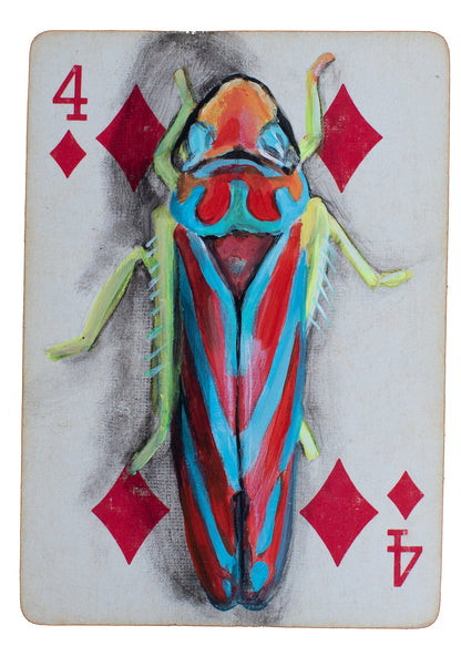 Fine Art Prints | Playing Card Paintings: Bugs