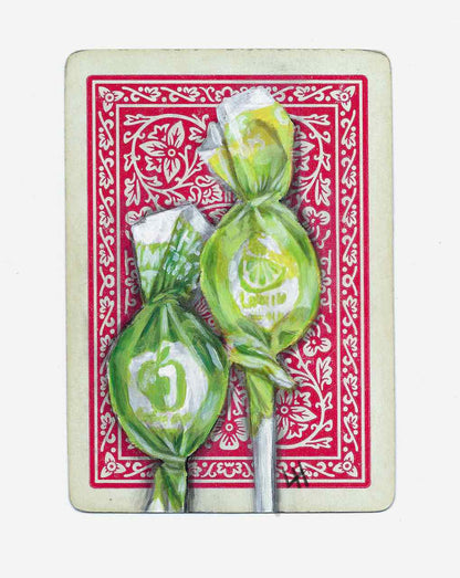 Fine Art Prints | Playing Card Paintings: Candy