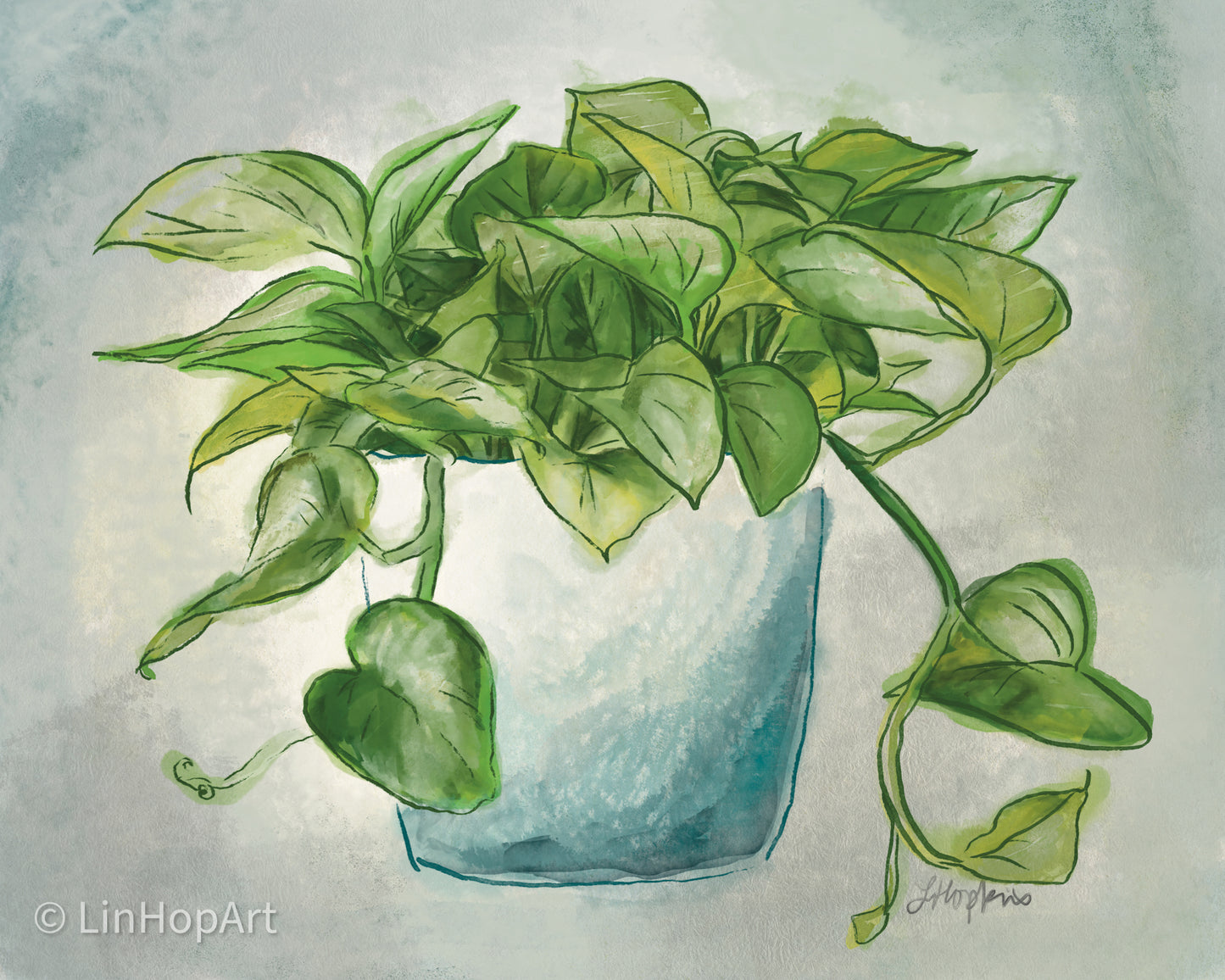 Fine Art Prints | Watercolor Plant Series